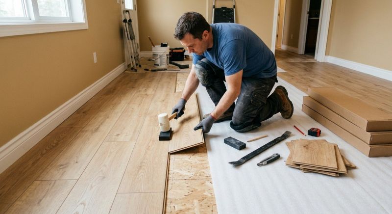 Laminate Floor Remodeling in Prince George County, VA