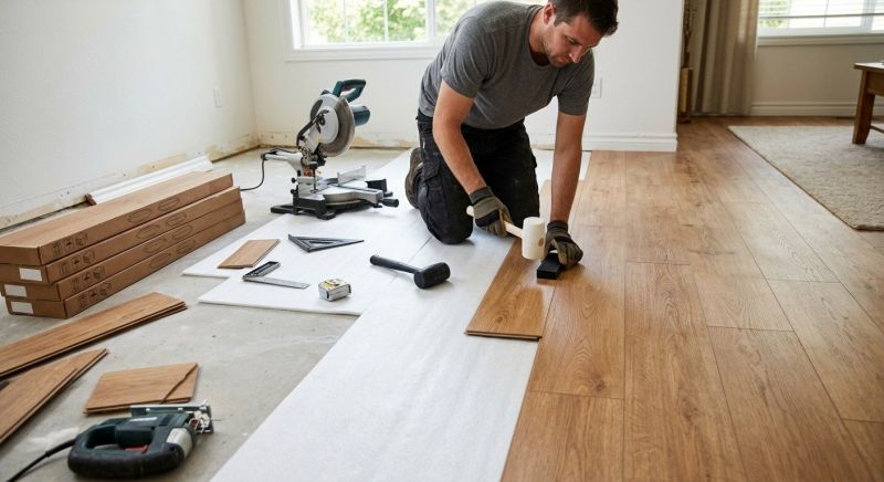 Laminate Floor Replacement in Prince George County, VA