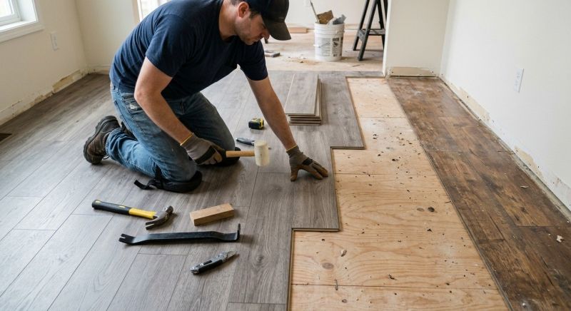 Laminate Floor Replacement in Prince George County, VA