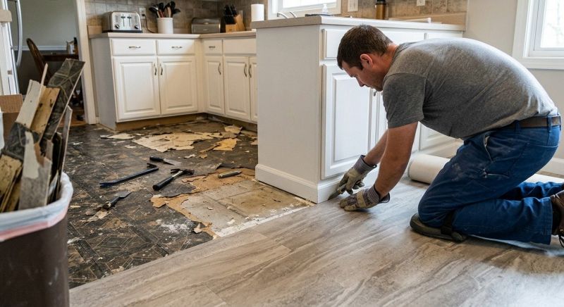 Linoleum Floor Installation in Stony Creek, VA