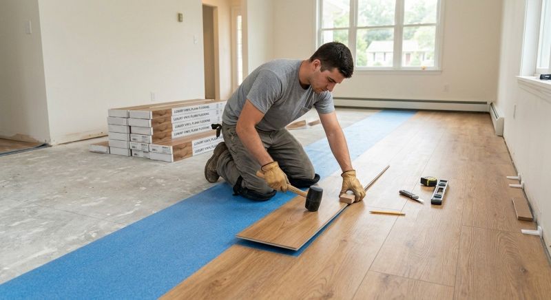 Luxury Vinyl Tile Installation in Chesterfield, VA