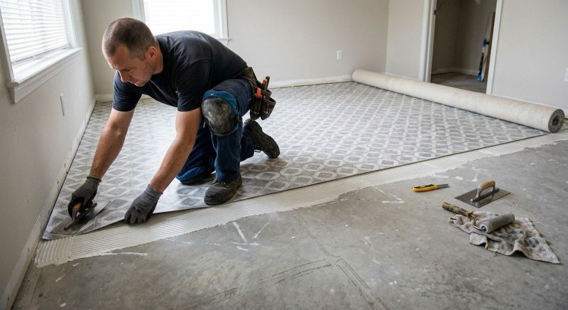 Sheet Flooring Installation in Prince George, VA