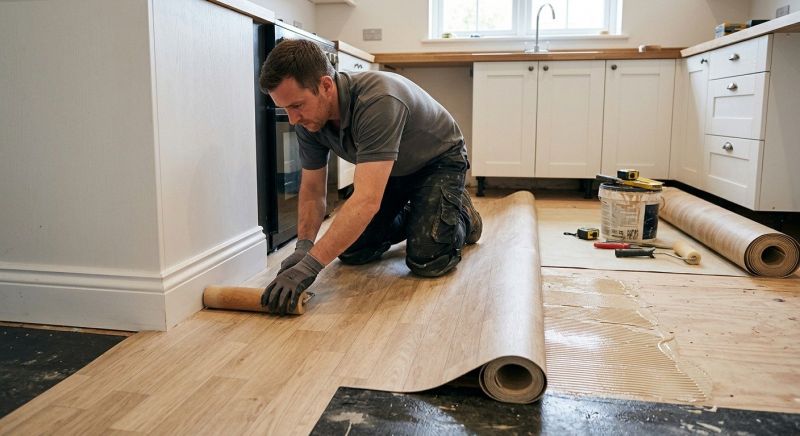 Sheet Linoleum Installation in Wakefield, VA