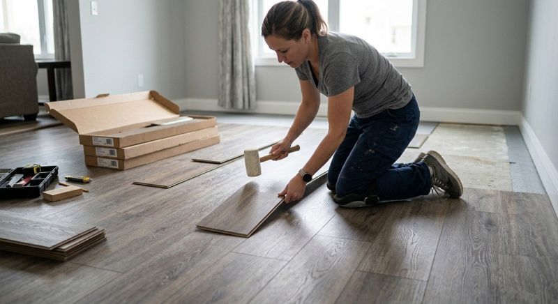 Vinyl Plank Floor Installation in Prince George County, VA