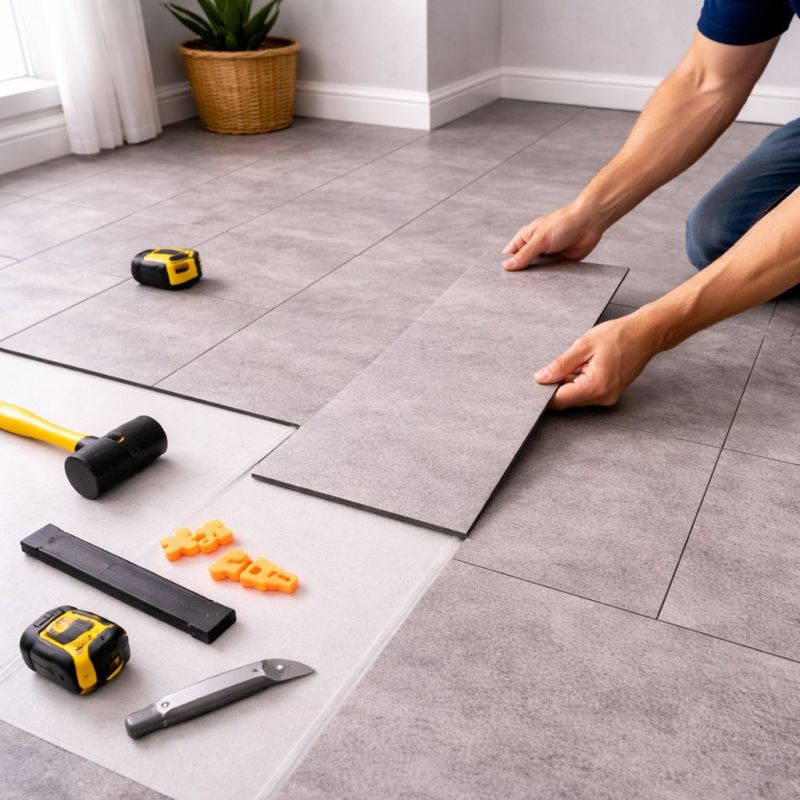 Vinyl Tile Installation in Prince George County, VA